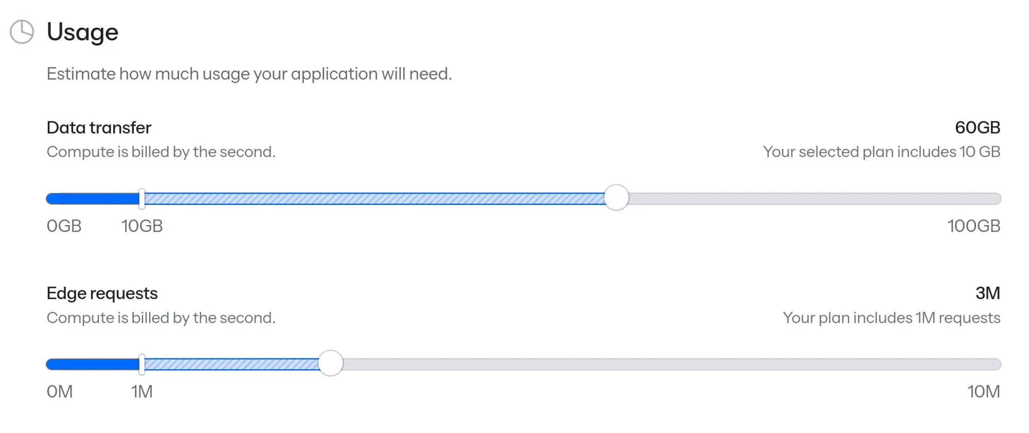 Laravel Cloud pricing calculator